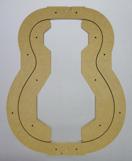 OM Guitar Form - No Cutaway - Click Image to Close